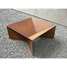 BRASERO MODERNE 60cm ACIER CORTEN