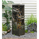 FONTAINE COLONNE DE PIERRE 102CM