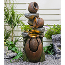 FONTAINE 3 JARRES 97CM