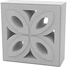 PARPAING DÉCORATIF BREEZE BLOC GLOBAL FLEUR