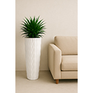 CACHE POT LIGNE ONDULEE 90cm HOMY